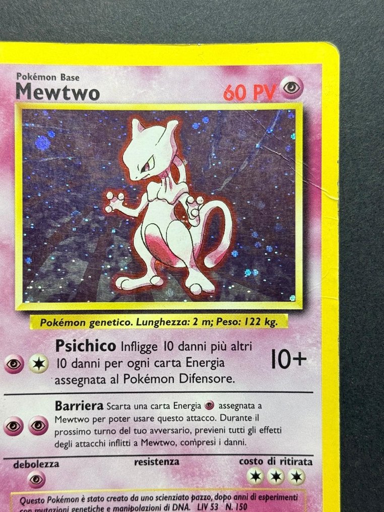 Pokémon - 5 Card - Nidoking, Mewtwo, Muk, Hitmonchan, Electabuzz Holo, Carta promo - WOTC - Base set, Fossil #3.2