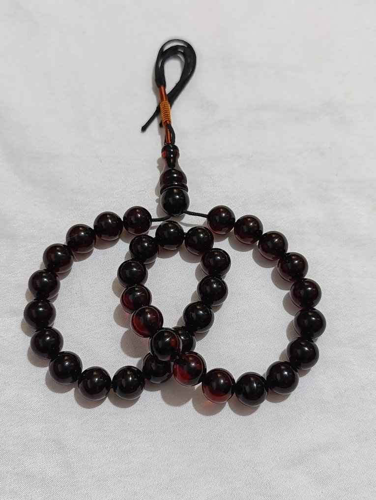  天主教念珠 - 琥珀 - 1970-1980 - 稀有的祈祷念珠  #2.1