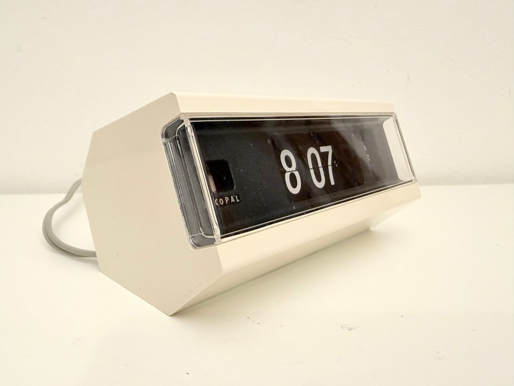 Zegar z klapką - Copal Space Age Plastik - 1960-1970 #1.0