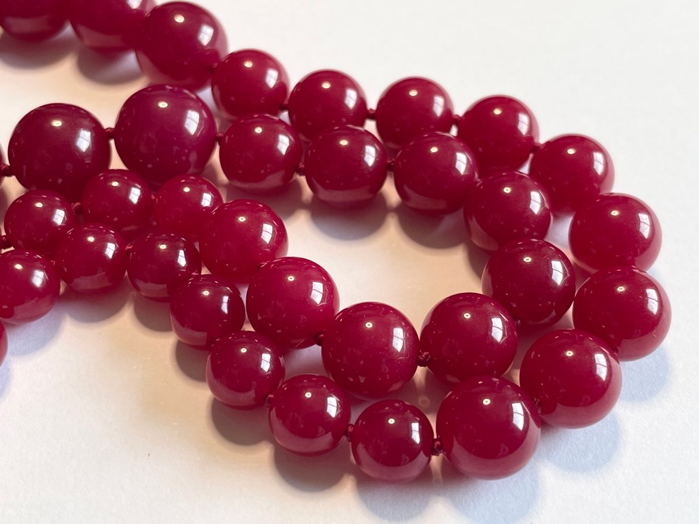 18 Καράτια (750) Χρυσός - 452,40 ct Ρουβίτες - Κολιέ #2.1