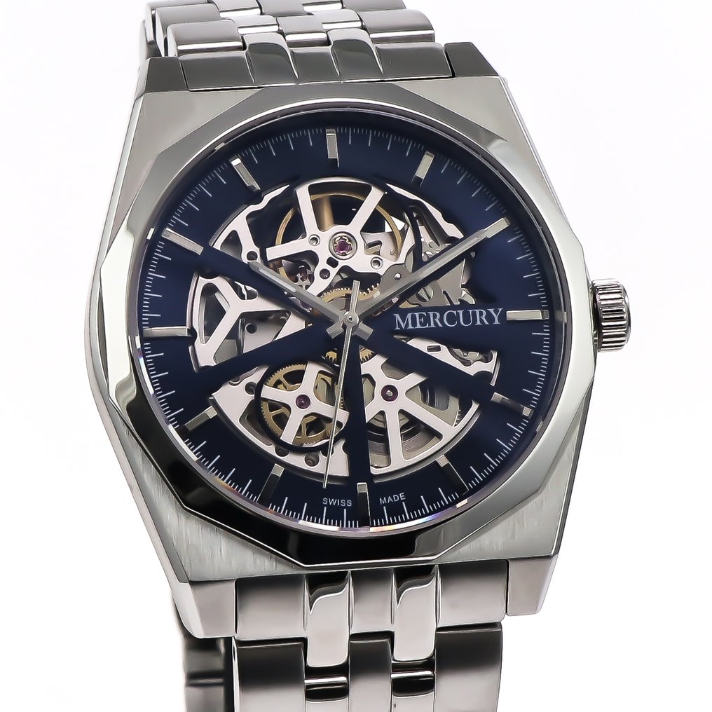 Mercury - Skeleton Automatic Swiss Watch - MEA488SK-SS-9 - Senza Prezzo di Riserva - Uomo - 2020+ #1.0