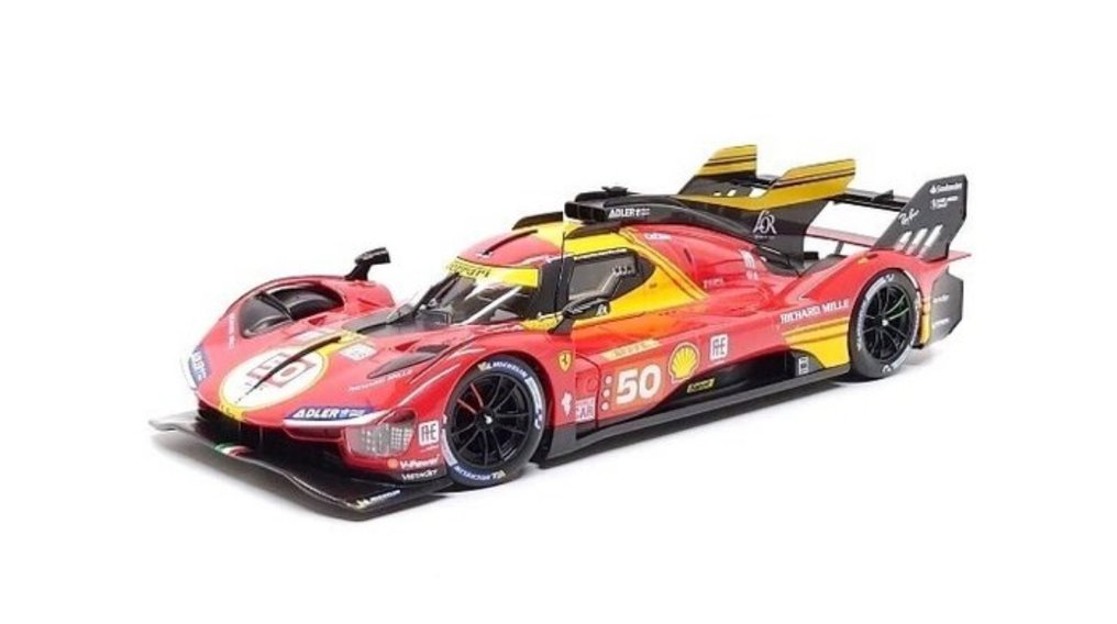 Bburago 1:18 - Model car - Ferrari 499P #50 6º WEC Catar 2024 - Molina, Nielsen, Fuoco #3.2