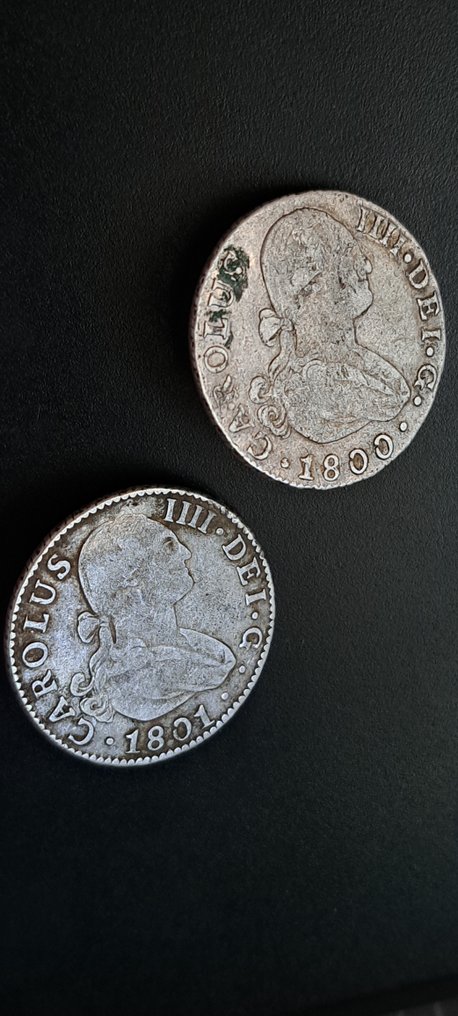 Spagna. Carlo IV. 2 Reales (Senza Prezzo di Riserva) #1.0