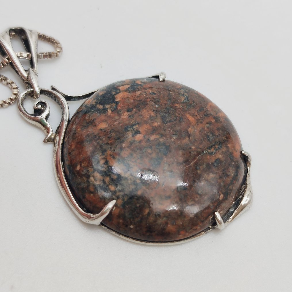 Sem preço de reserva - Colar com pingente Prata - Fons Reggers (1934–1971) #4.3