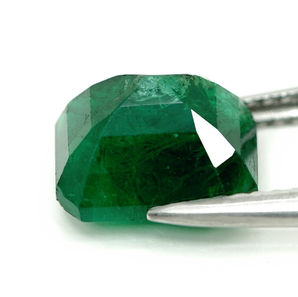 Utan reservationspris - 1 pcs Grön Smaragd - 3,27 ct - Bellerophon Gemlab #4.3