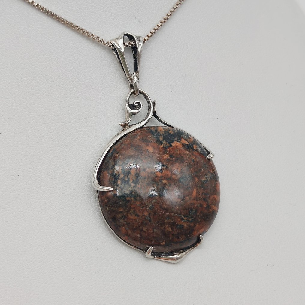 Sem preço de reserva - Colar com pingente Prata - Fons Reggers (1934–1971) #1.0