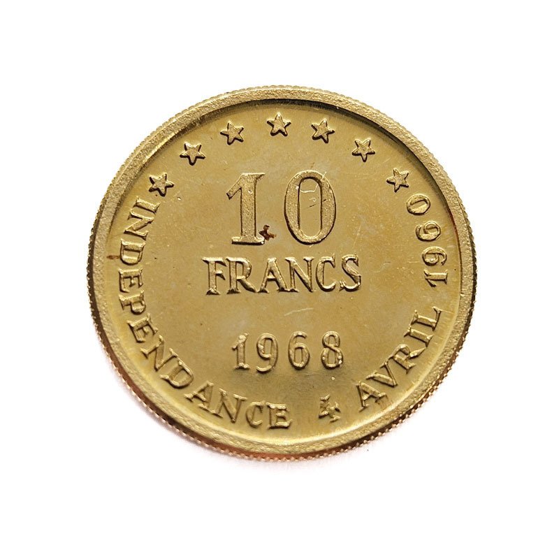 Σενεγάλη. 10 Francs 1968 Independence #1.0