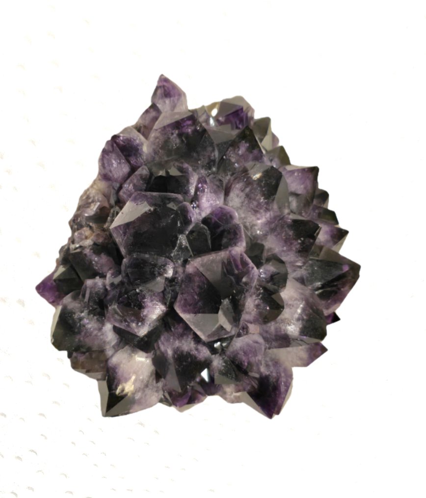 Améthyste Groupe de cristal - Hauteur : 12 cm - Largeur : 24 cm- 5200 g - (1) #3.2