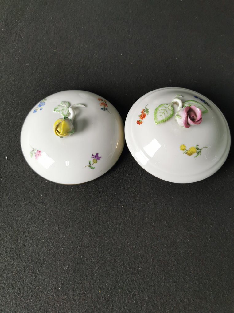 Meissen Blume - Set da 3 di servizio da caffè - XX secolo - Coffee service (3) - Porcelain #4.3