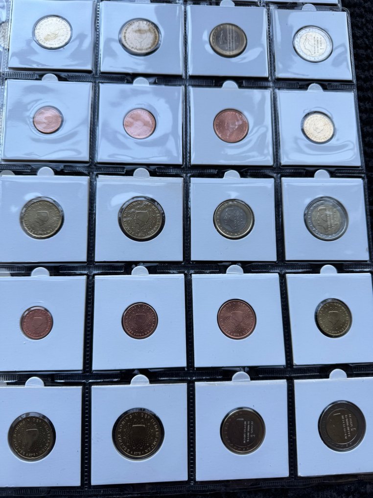 Ολλανδία. Series 1 Cent - 2 Euro 1999/2015 (17 series - 135 stuks) (χωρίς τιμή ασφαλείας) #2.1