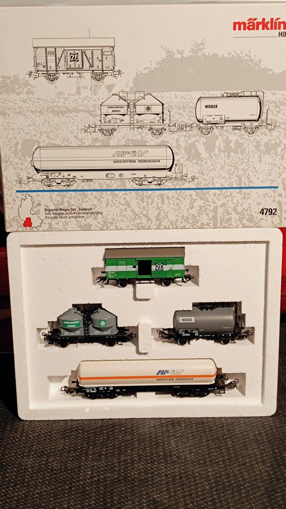 Märklin H0 - 4792 - Model train freight wagon set (1) #1.0