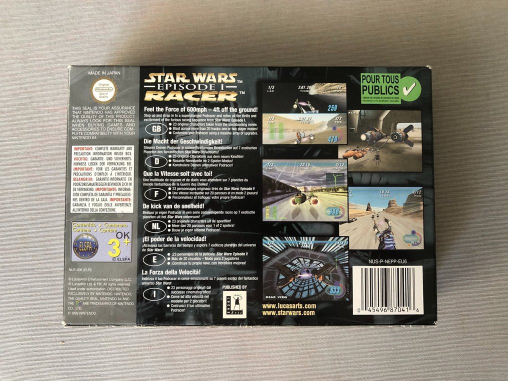 Nintendo - N64 - Star Wars Episode I: Racer - Video game - In original box #3.2