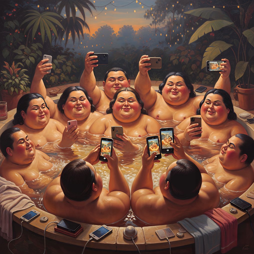 Le Yack - Bubble of Selfies - Hand signed #1.0