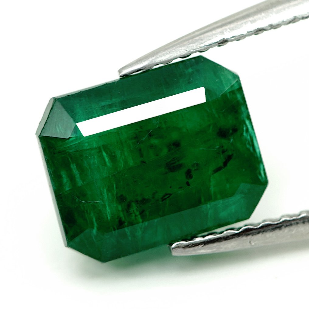 Utan reservationspris - 1 pcs Grön Smaragd - 3,27 ct - Bellerophon Gemlab #2.1