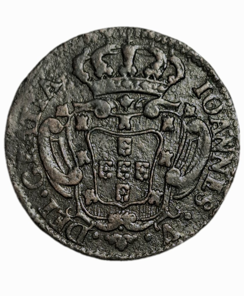 Πορτογαλία. D. João V (1706-1750). III Reis 1744 (χωρίς τιμή ασφαλείας) #1.0