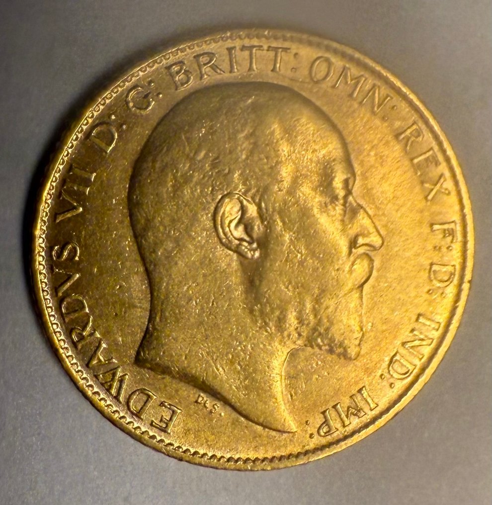 Regno Unito. Edoardo VII. 1/2 Sovereign 1909 #1.0