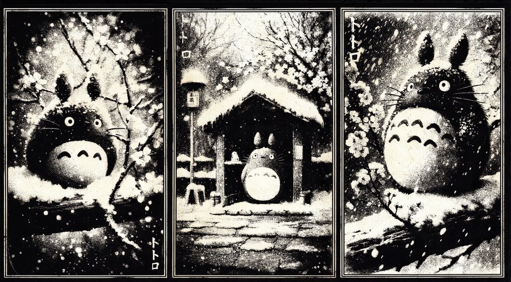 Æ (XX-XXI) - Ghibli’s Totoro’s Collection - Signed & Certificate #1.0