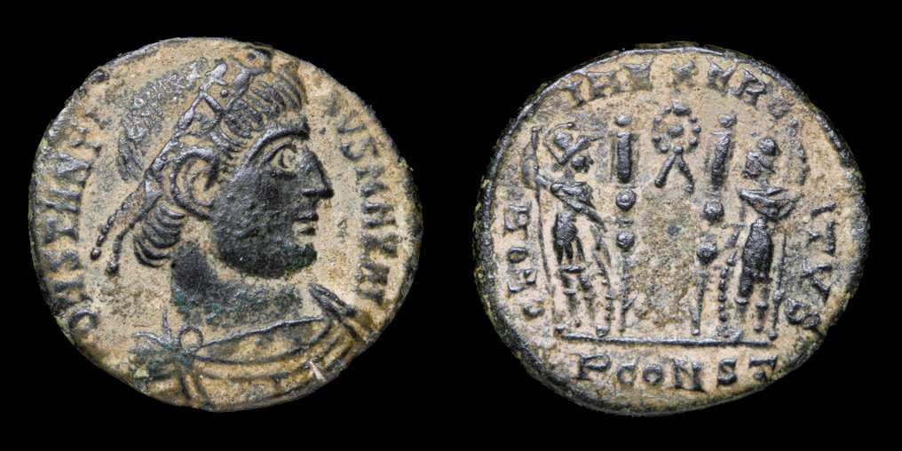 Ρωμαϊκή Αυτοκρατορία. Constantine I (AD 306-337). GLORIA EXERCITVS, Arles  (χωρίς τιμή ασφαλείας) #1.0