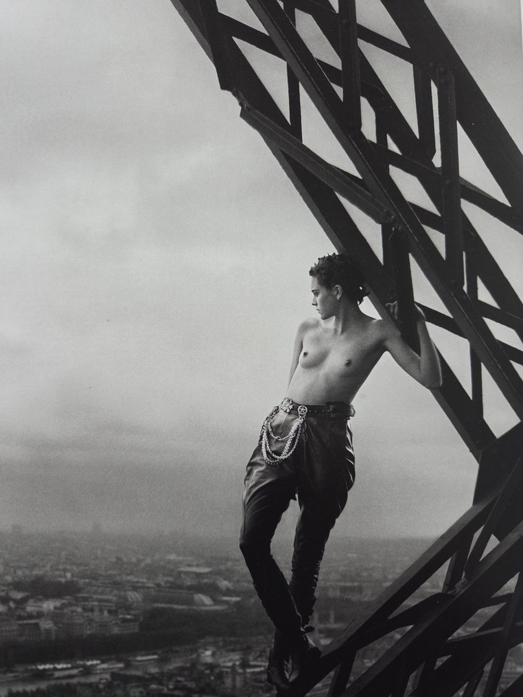 Peter Lindbergh - Mathilde on Eiffel tower #3.2