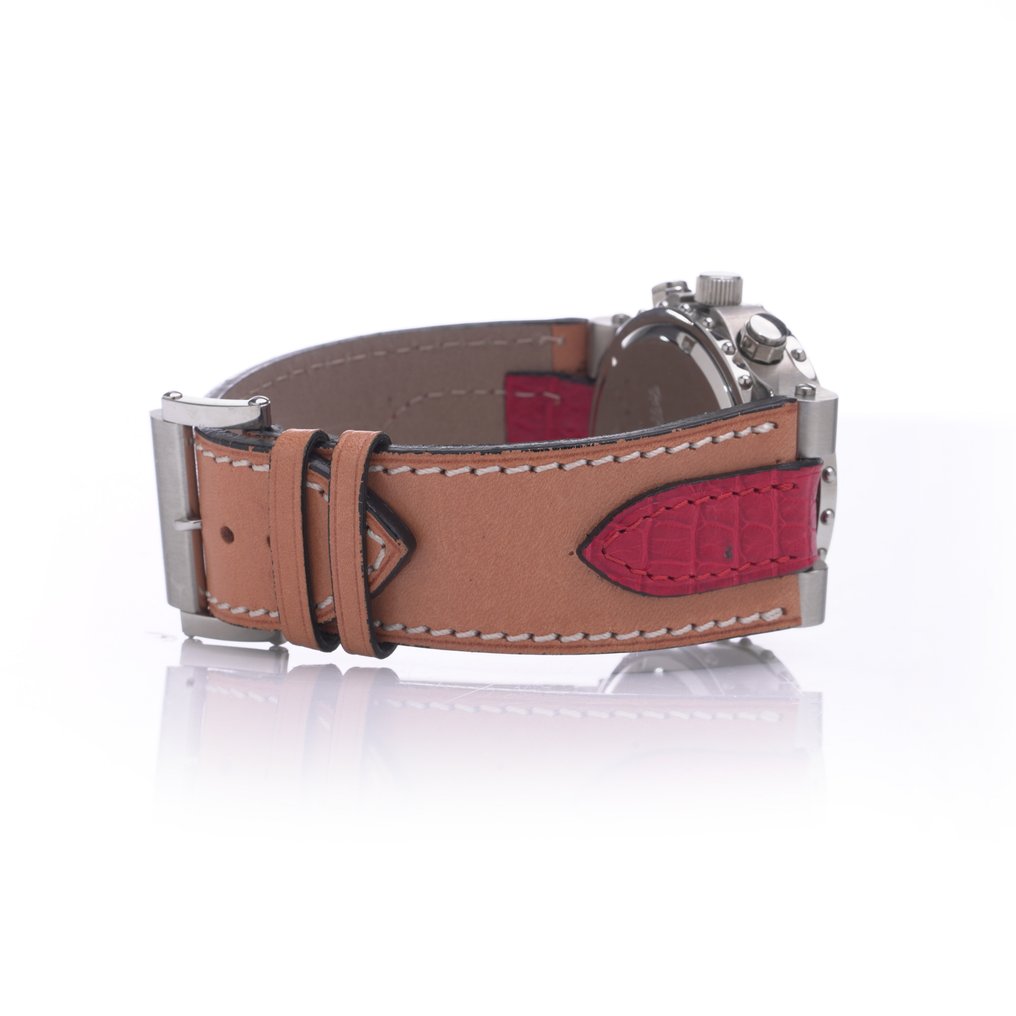 Kutchinsky - Kutchinsky “Hippocampe” Limited Edition Chronograph with Pink Sapphire Bezel - 47 - Unisex - 2000-2010 #4.3