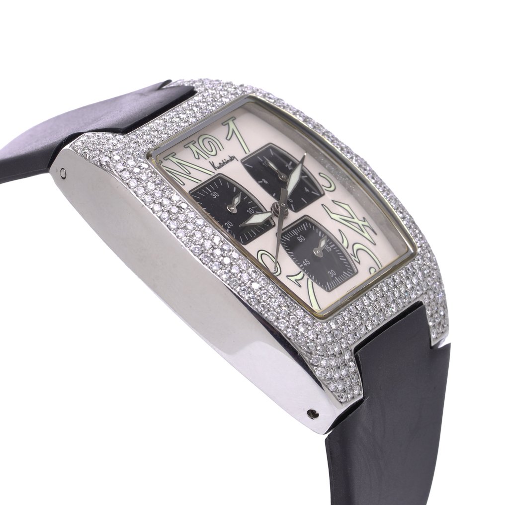 Kutchinsky - Kutchinsky “Joop” Diamond-Set Chronograph Watch - Unisex - 2000-2010 #2.1