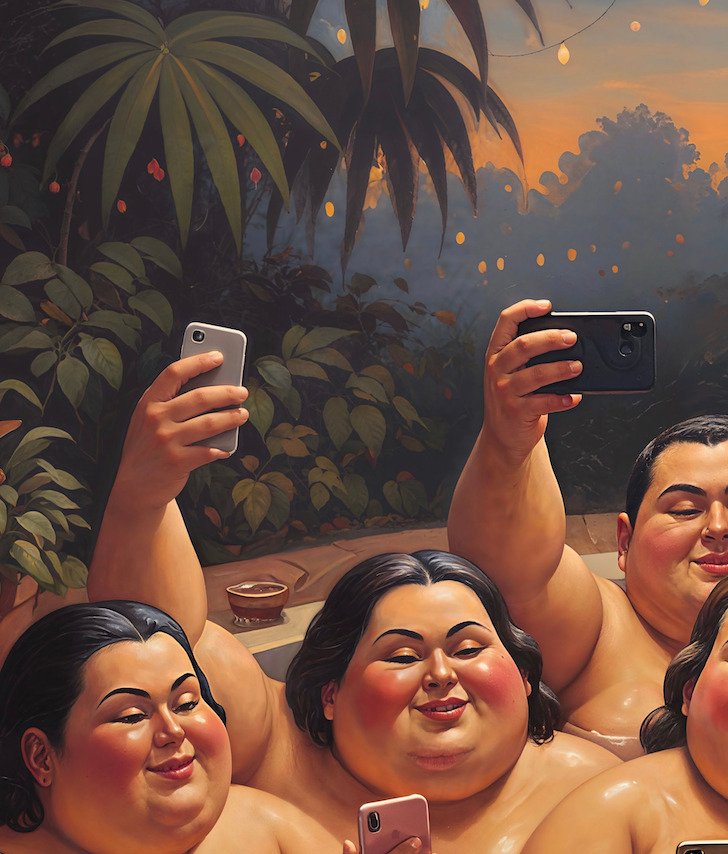 Le Yack - Bubble of Selfies - Hand signed #2.1