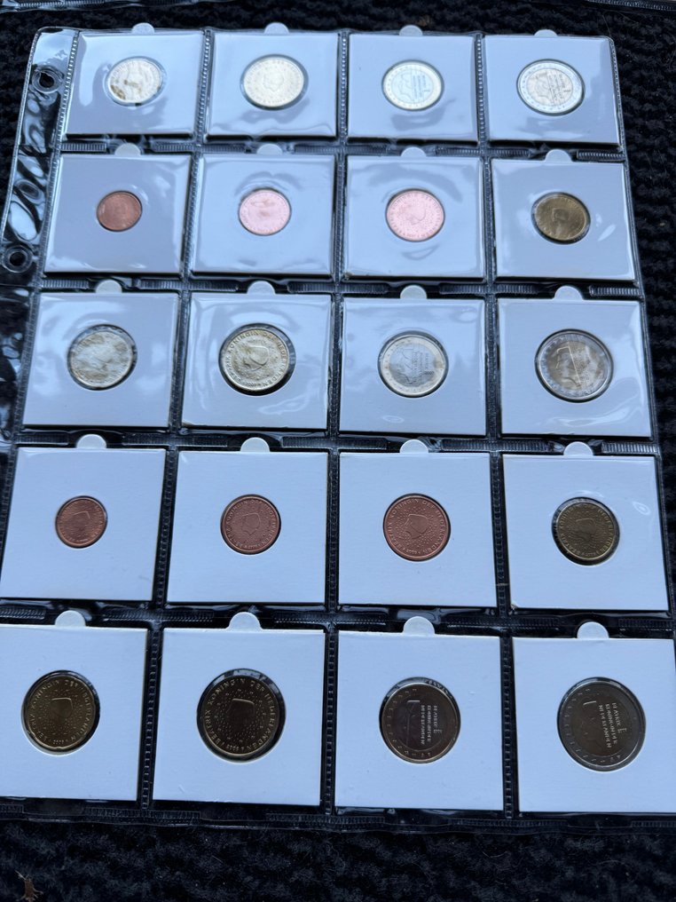 Ολλανδία. Series 1 Cent - 2 Euro 1999/2015 (17 series - 135 stuks) (χωρίς τιμή ασφαλείας) #4.3