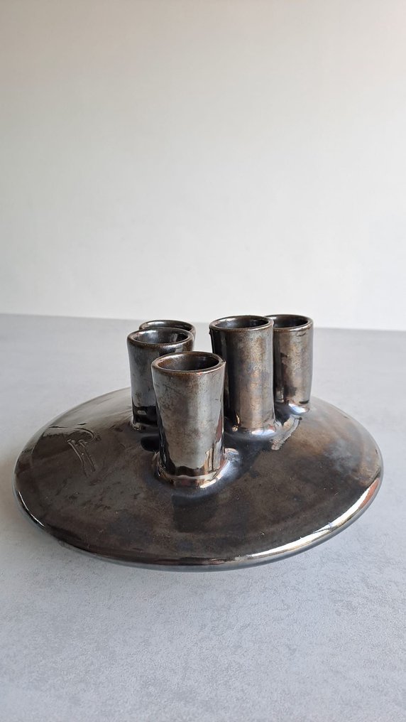 Vallauris - Louis Giraud - 燭台 - 陶瓷 #2.1