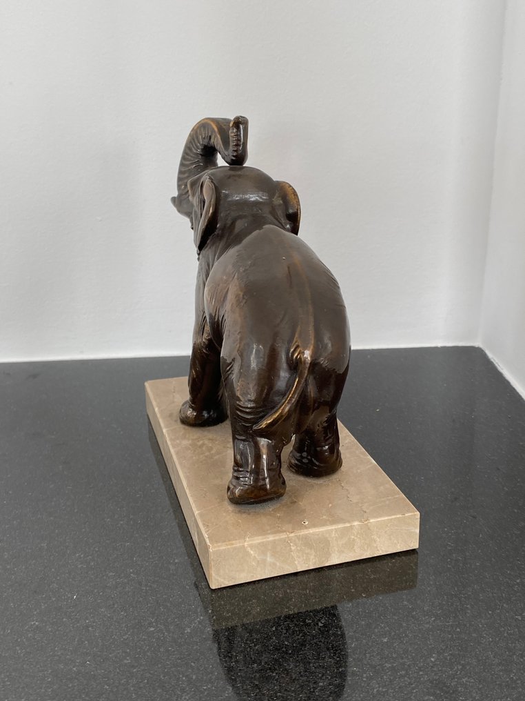 玩具人偶 - Figurka Słonia Inspirowana Brązem - 1,3 kg - 合金 #2.1