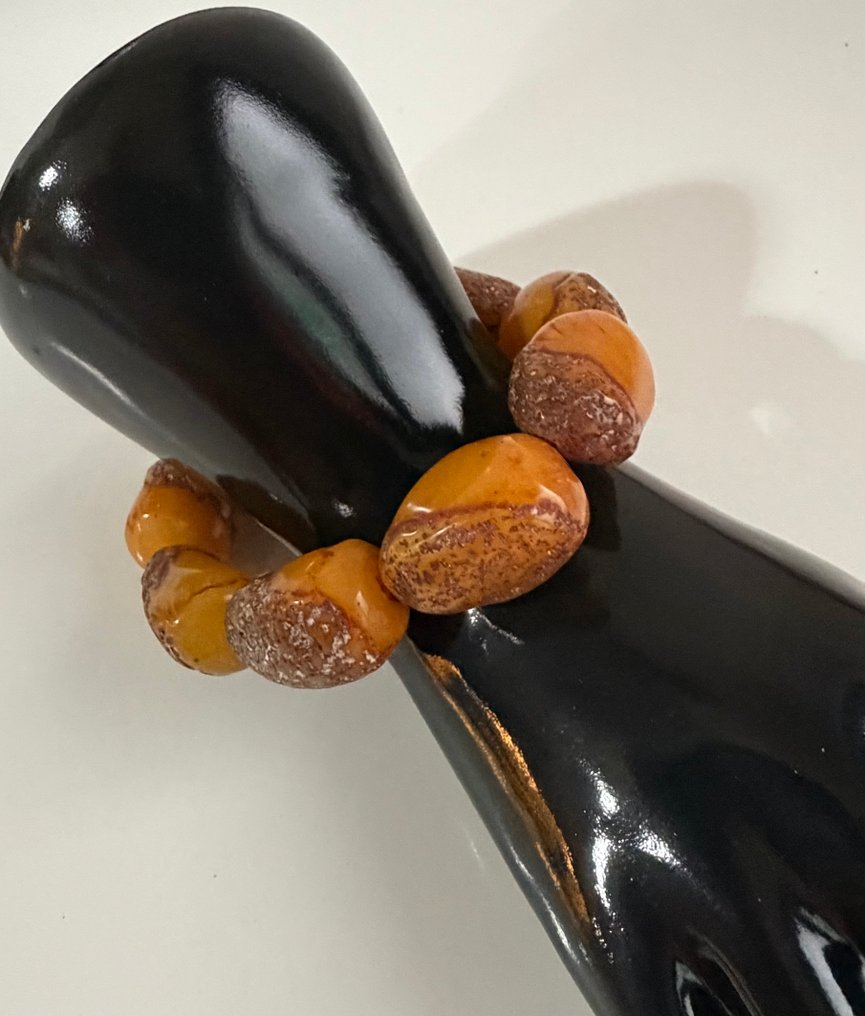 精美手工制作的波罗的海琥珀珠子手链 - 琥珀  (沒有保留價) #1.0