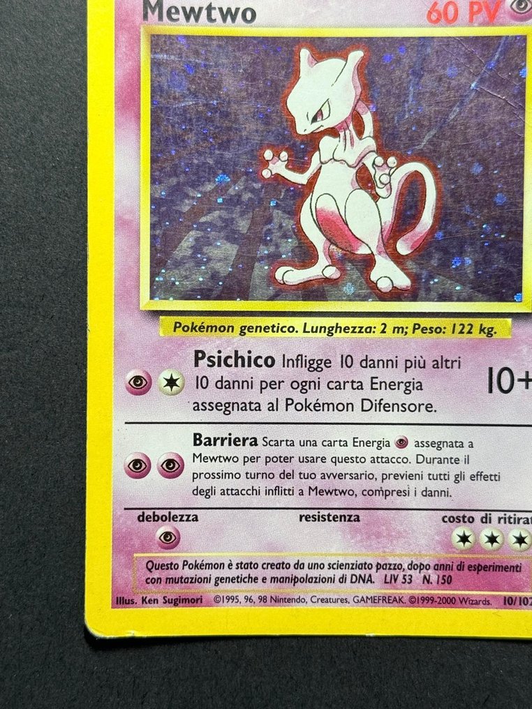 Pokémon - 5 Card - Nidoking, Mewtwo, Muk, Hitmonchan, Electabuzz Holo, Carta promo - WOTC - Base set, Fossil #4.3