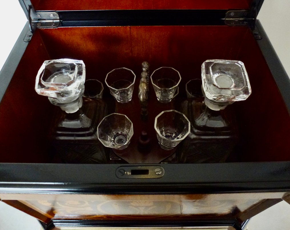 14-Delig - Liquor cabinet - Walnut - Liqueur cellar - Intarsia #2.1