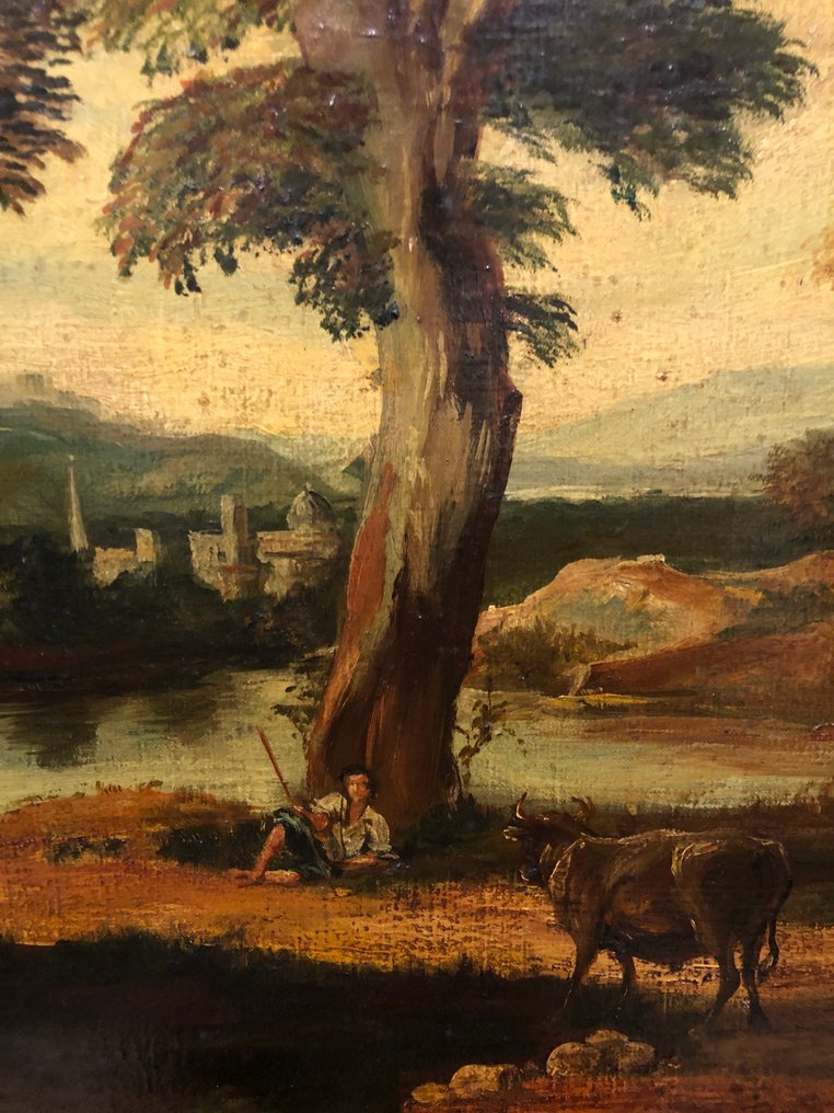 European school (XX) - Pastorale (After themes by Claude Gelée dit Claude Lorrain) #3.2