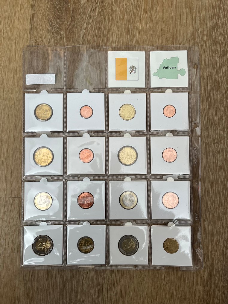 Βατικάνο. Series 1 Cent - 2 Euro 2008/2011 (2 series)  (χωρίς τιμή ασφαλείας) #1.0