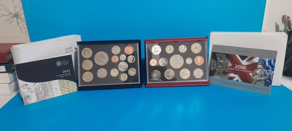 英国. Proof Set Royal Mint, delux 2011/2006 #1.0