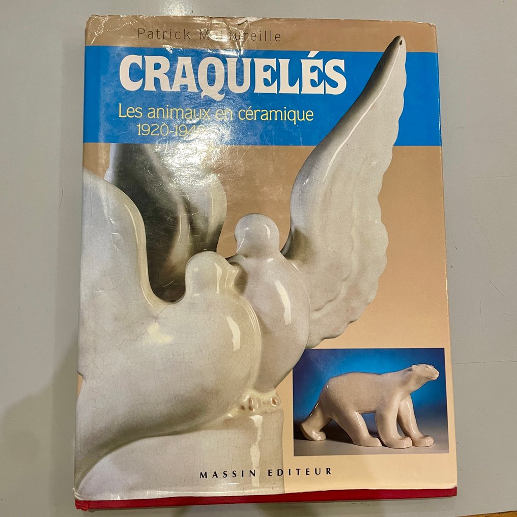 Jensen - Sculpture, Felines - 22 cm - Craquelés - 1930 #4.3