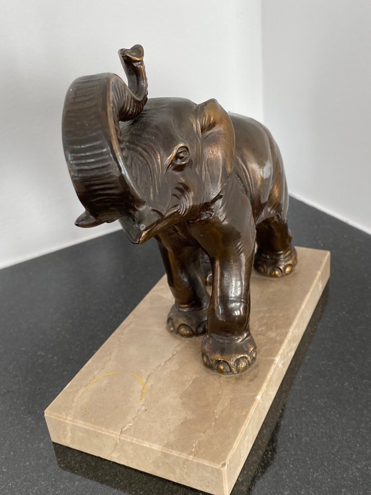 玩具人偶 - Figurka Słonia Inspirowana Brązem - 1,3 kg - 合金 #3.2