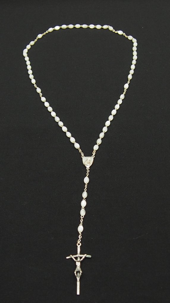  Ροζάριο - Γυαλί - 1970-1980 - Σ. Πάπας Ιωάννης Παύλος Β'  #4.3