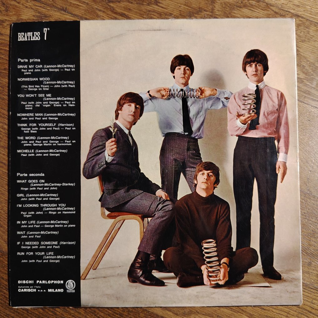 Beatles - Rubber Soul - Rare 1st Italian Laminated Pressing - Album LP (oggetto singolo) - Prima stampa - 1965 #3.2