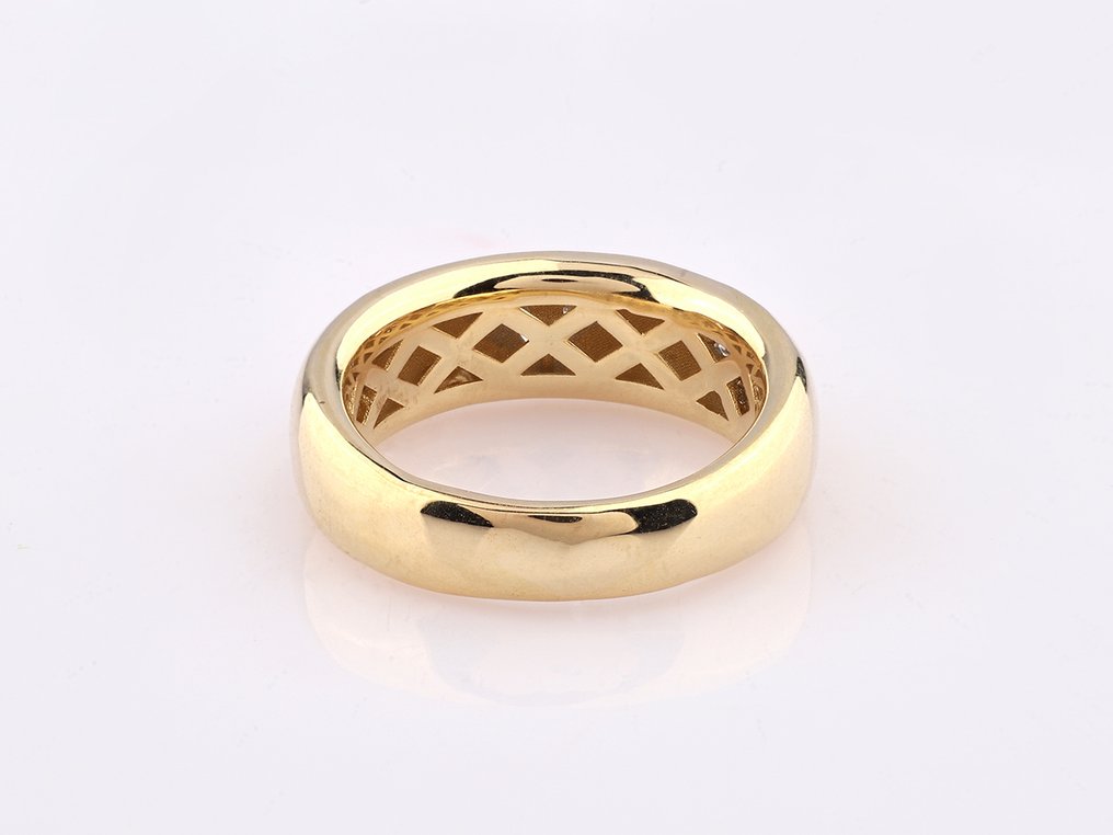 戒指 - 14K包金 黄金 - 0.13ct. tw. 钻石 (天然) #4.3