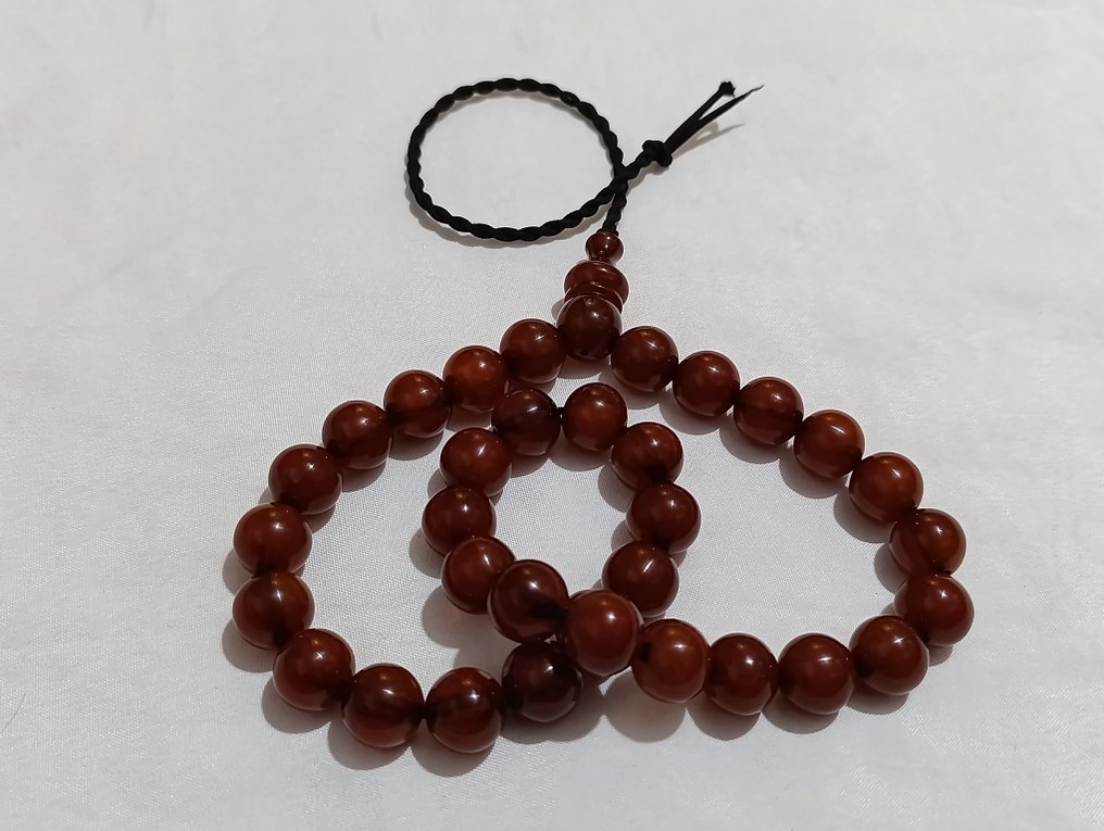  天主教念珠 - 琥珀 - 1970-1980 - 稀有的祈祷念珠  #3.2