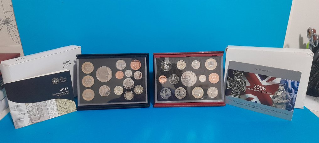 英国. Proof Set Royal Mint, delux 2011/2006 #3.2