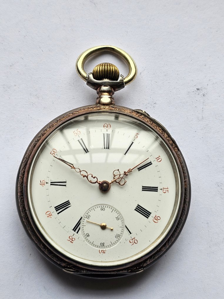 Glashütte Systeme - Silver Pocket Watch, 10 Rubis - 39851 - 1900-1949 #3.2