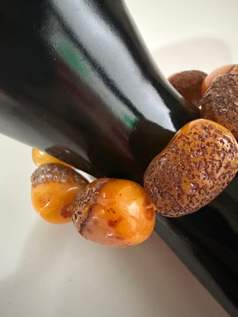 精美手工制作的波罗的海琥珀珠子手链 - 琥珀  (沒有保留價) #3.2