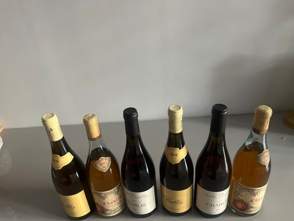 2005 x 2 Andre Tremblay 2004 x 2 Pascal Bouchard & 1971 x 2 Thoirin - Chablis - 6 Flasker (0,75 L) #2.1