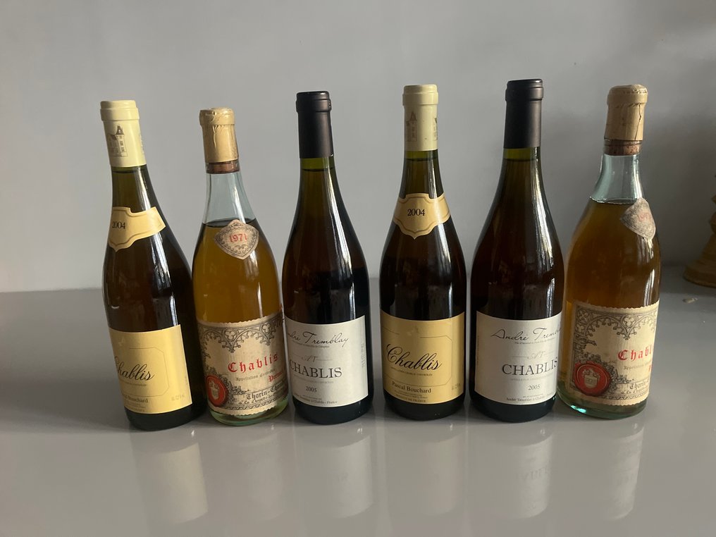 2005 x 2 Andre Tremblay 2004 x 2 Pascal Bouchard & 1971 x 2 Thoirin - Chablis - 6 Flasker (0,75 L) #1.0