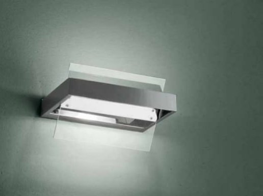 Leucos - Mauro Marzollo - Applique da parete (6) - Acciaio, Vetro - Set sei (6) applique ALA #1.0