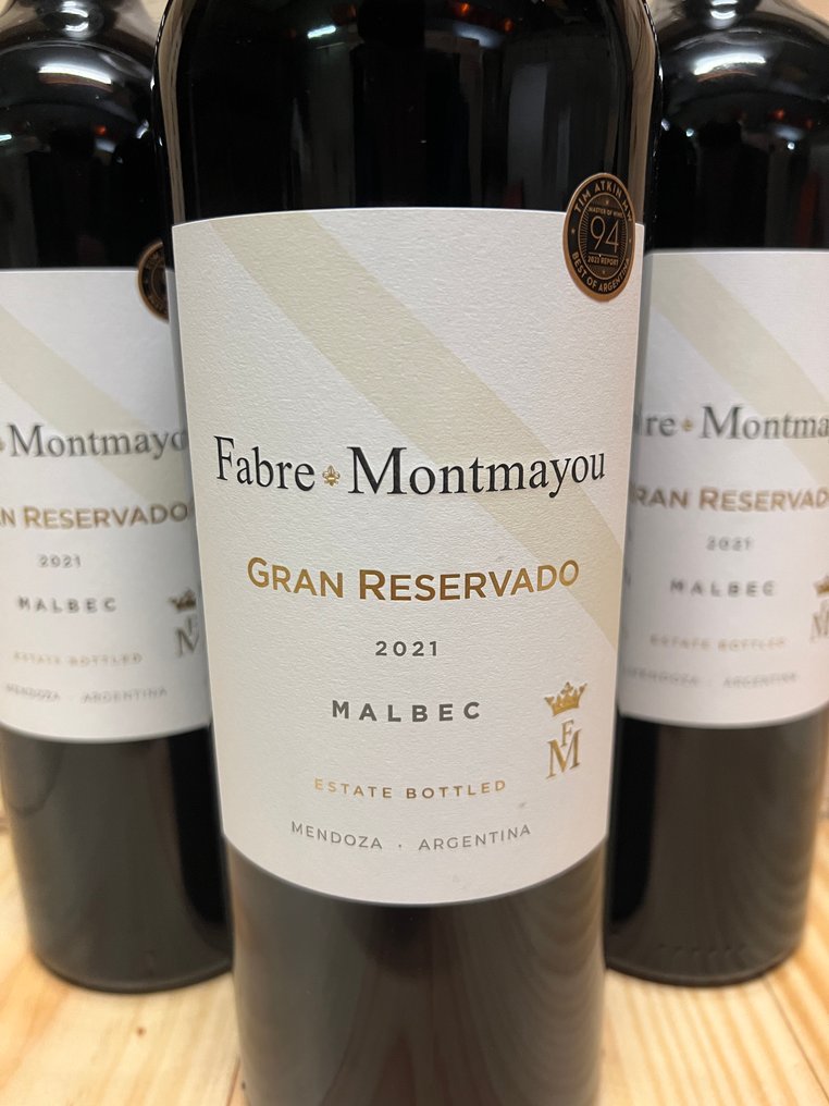 2021 Fabre Montmayou, Gran Reservado - Mendoza - 3 Magnum (1,5 L) #3.2