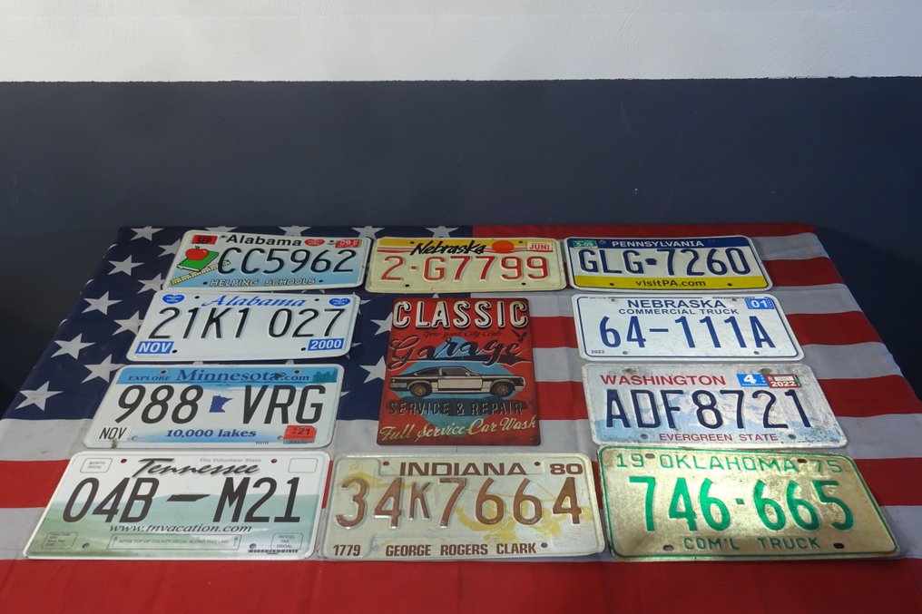 Number plate (10) - USA - Amerikaanse nummerplaten #1.0