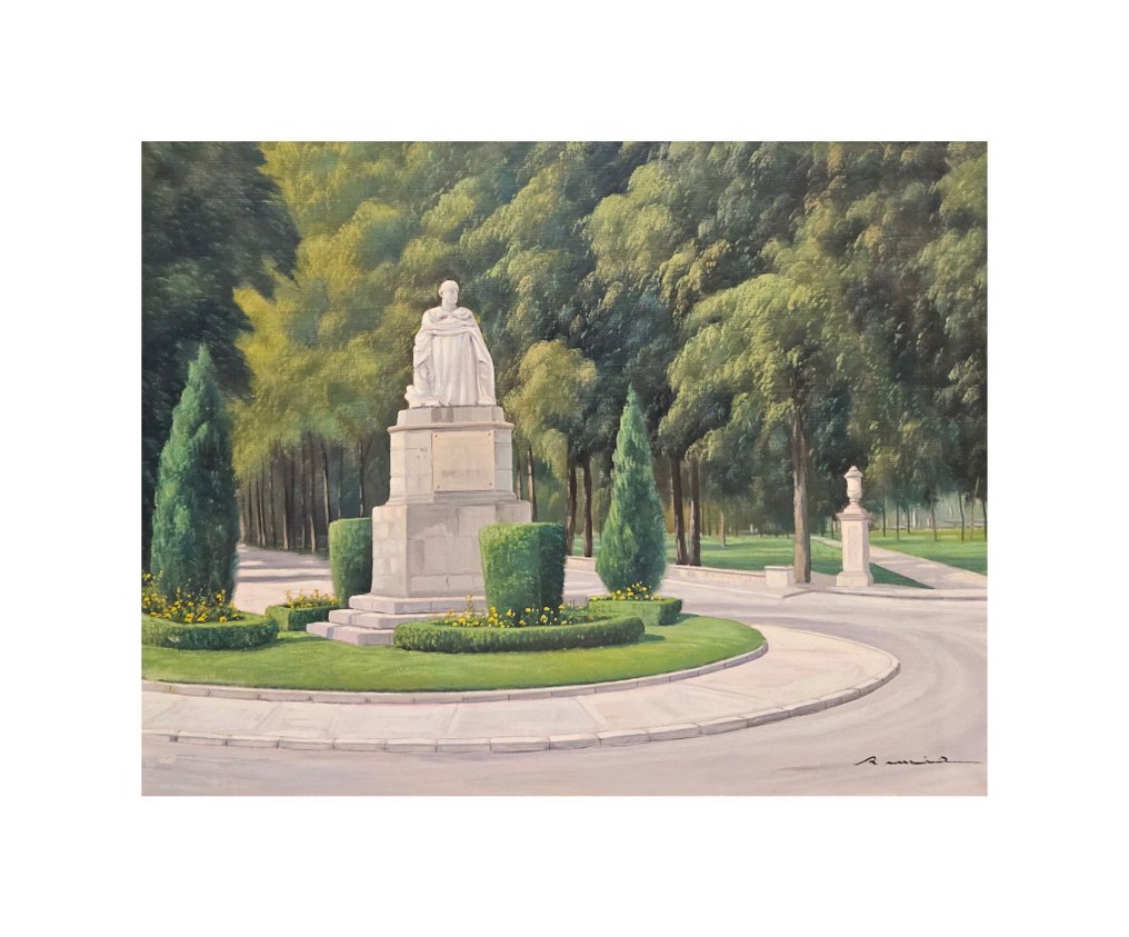Juan Ramis Cladera (1927) - Morning light in the Retiro Park #3.2